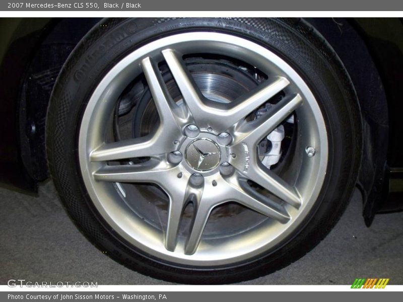 Black / Black 2007 Mercedes-Benz CLS 550