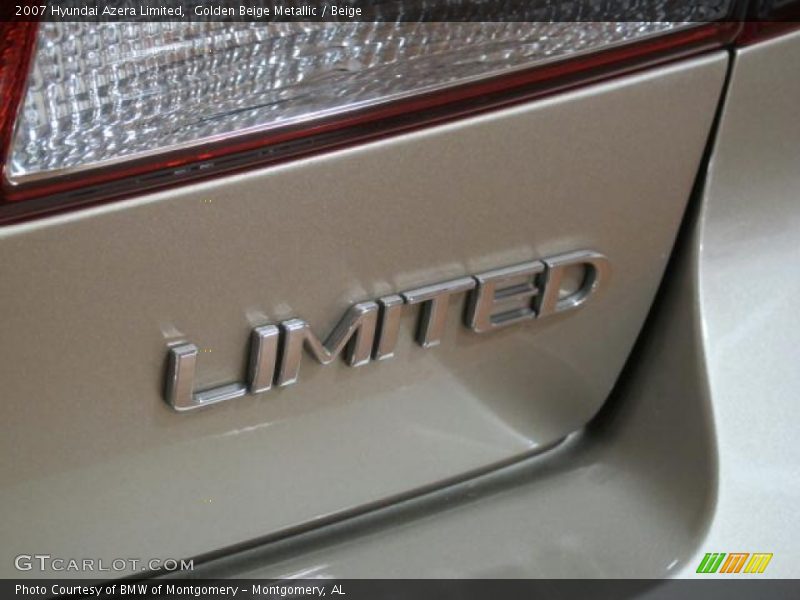 Golden Beige Metallic / Beige 2007 Hyundai Azera Limited