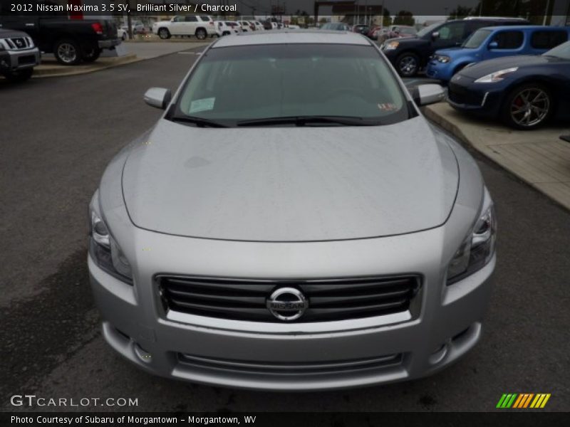 Brilliant Silver / Charcoal 2012 Nissan Maxima 3.5 SV