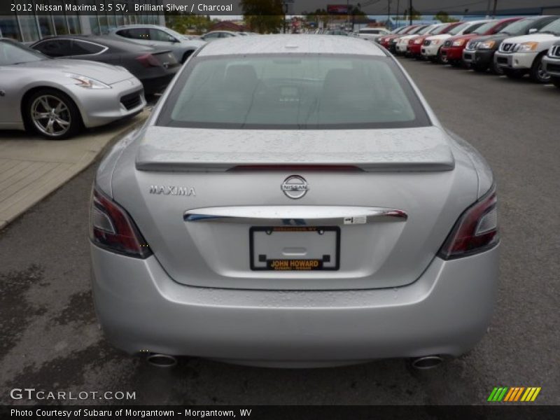 Brilliant Silver / Charcoal 2012 Nissan Maxima 3.5 SV