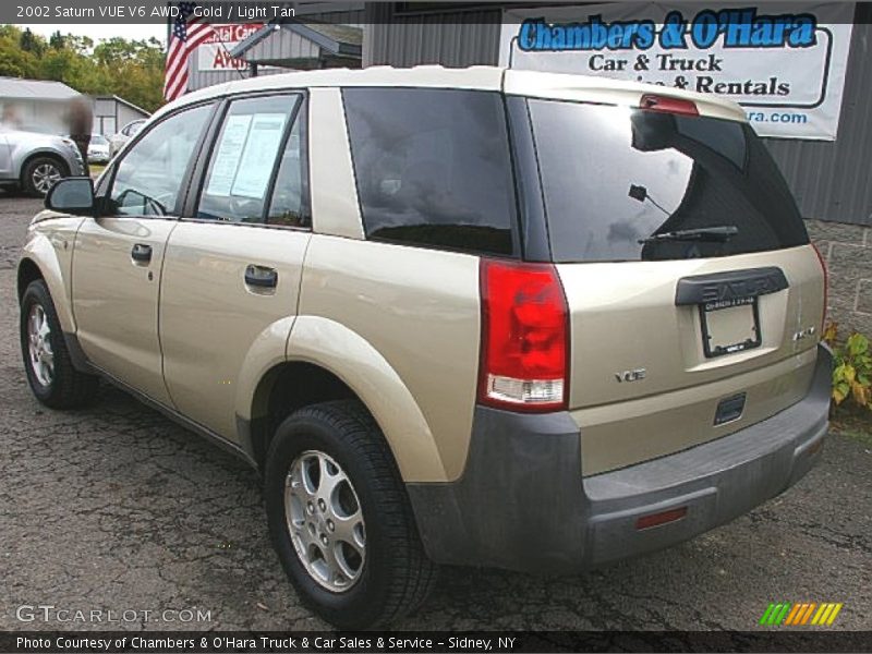 Gold / Light Tan 2002 Saturn VUE V6 AWD