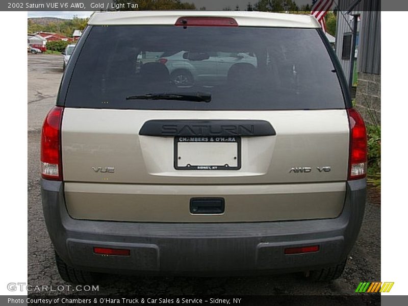 Gold / Light Tan 2002 Saturn VUE V6 AWD