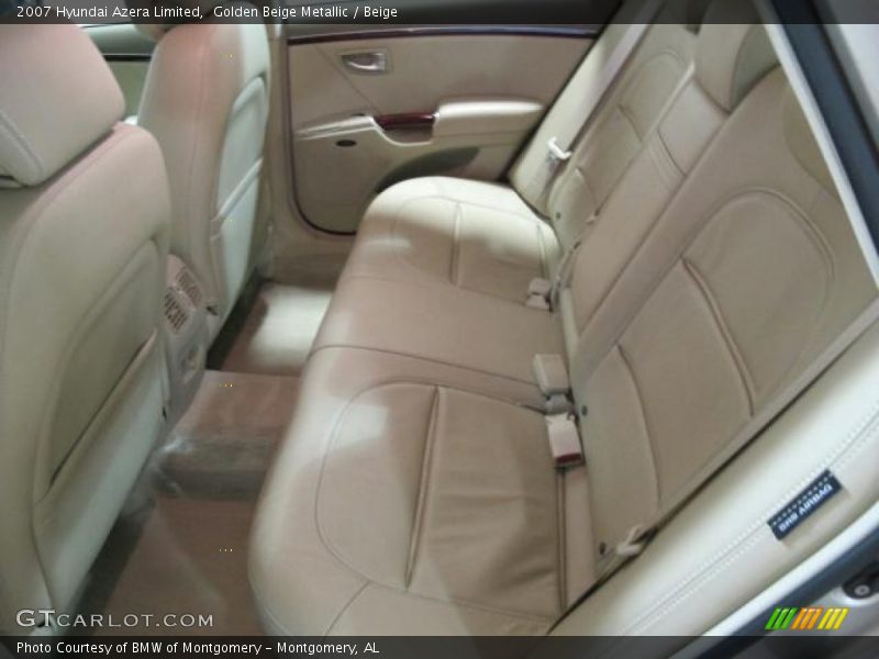 Golden Beige Metallic / Beige 2007 Hyundai Azera Limited