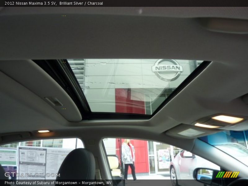 Brilliant Silver / Charcoal 2012 Nissan Maxima 3.5 SV