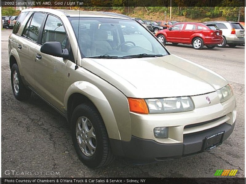 Gold / Light Tan 2002 Saturn VUE V6 AWD