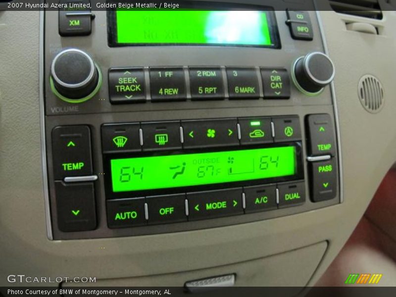 Golden Beige Metallic / Beige 2007 Hyundai Azera Limited