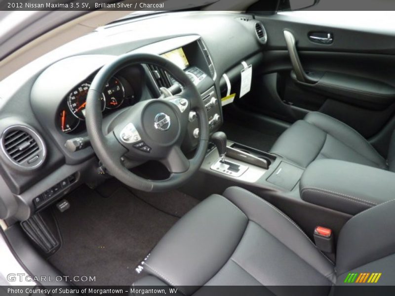 Brilliant Silver / Charcoal 2012 Nissan Maxima 3.5 SV