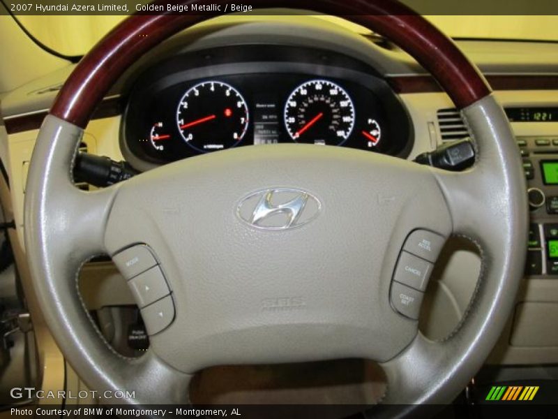 Golden Beige Metallic / Beige 2007 Hyundai Azera Limited