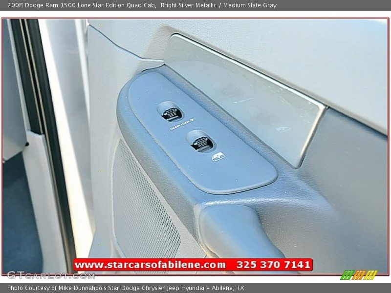 Bright Silver Metallic / Medium Slate Gray 2008 Dodge Ram 1500 Lone Star Edition Quad Cab