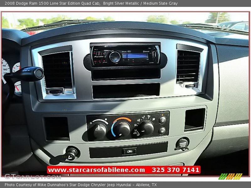 Bright Silver Metallic / Medium Slate Gray 2008 Dodge Ram 1500 Lone Star Edition Quad Cab
