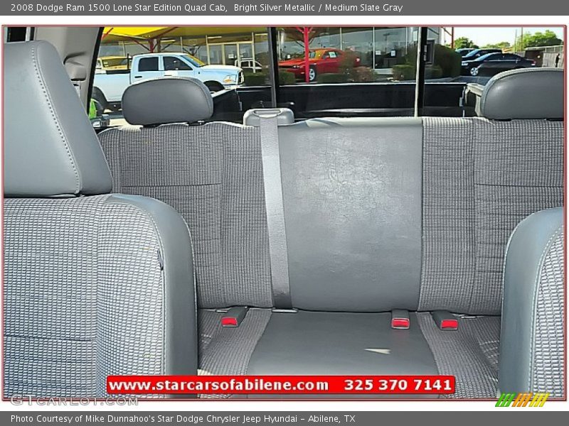 Bright Silver Metallic / Medium Slate Gray 2008 Dodge Ram 1500 Lone Star Edition Quad Cab