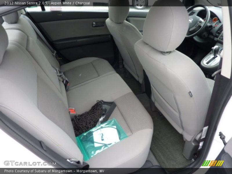 Aspen White / Charcoal 2012 Nissan Sentra 2.0 S