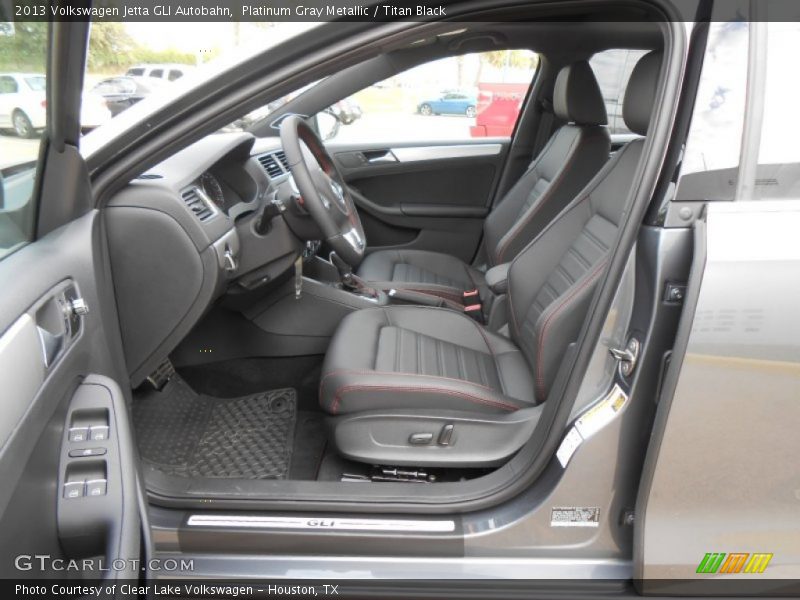 Platinum Gray Metallic / Titan Black 2013 Volkswagen Jetta GLI Autobahn