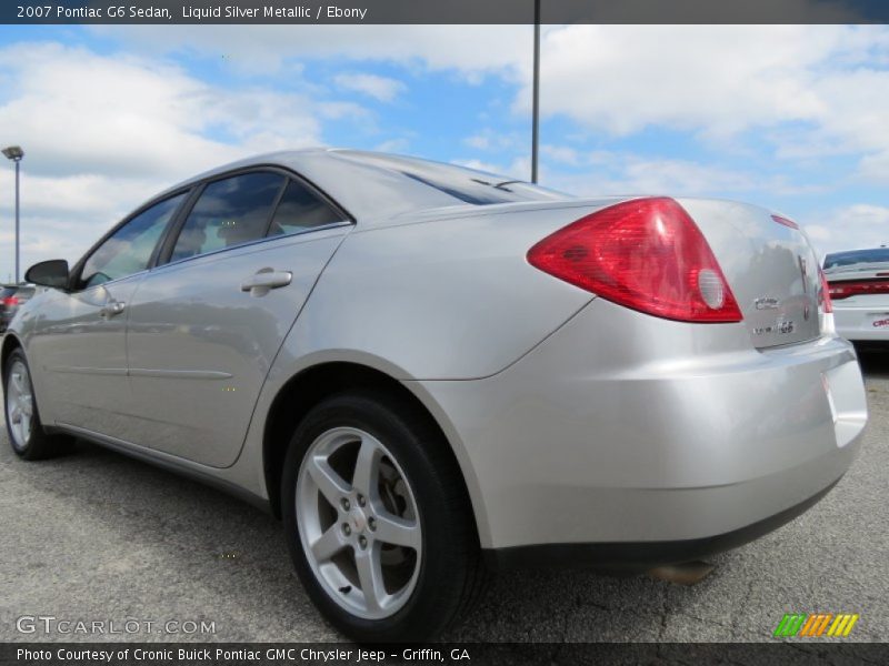 Liquid Silver Metallic / Ebony 2007 Pontiac G6 Sedan