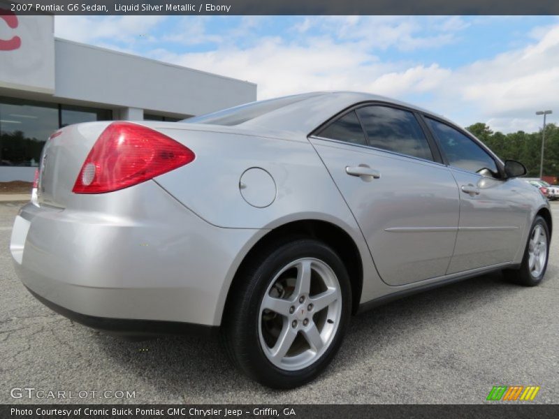 Liquid Silver Metallic / Ebony 2007 Pontiac G6 Sedan