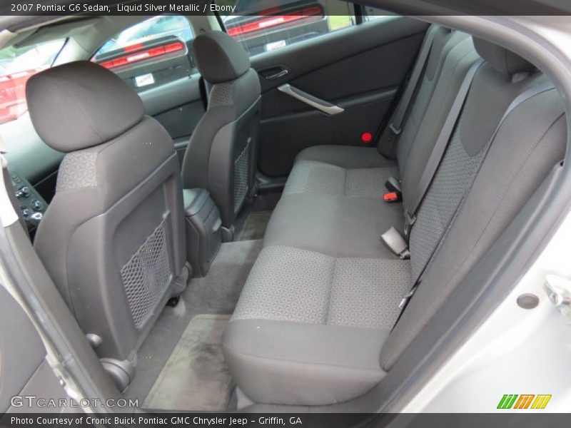 Liquid Silver Metallic / Ebony 2007 Pontiac G6 Sedan