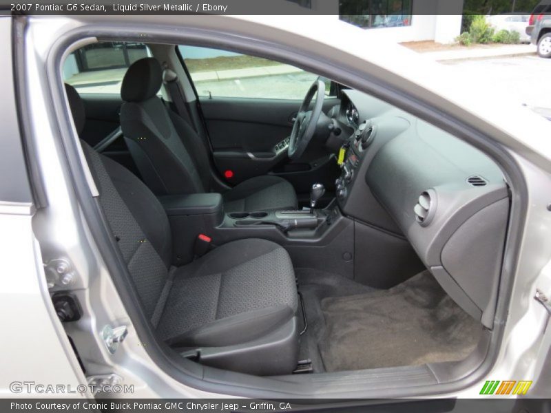 Liquid Silver Metallic / Ebony 2007 Pontiac G6 Sedan