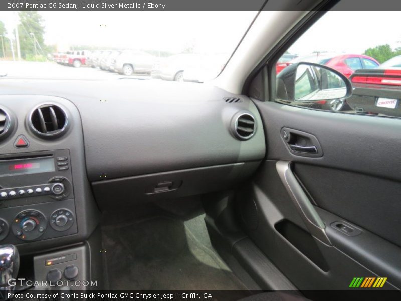 Liquid Silver Metallic / Ebony 2007 Pontiac G6 Sedan