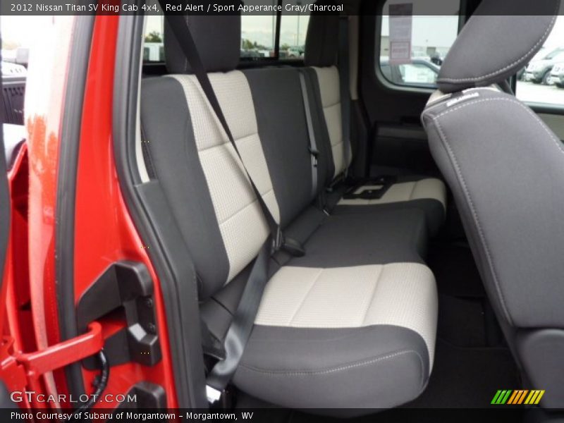Red Alert / Sport Apperance Gray/Charcoal 2012 Nissan Titan SV King Cab 4x4