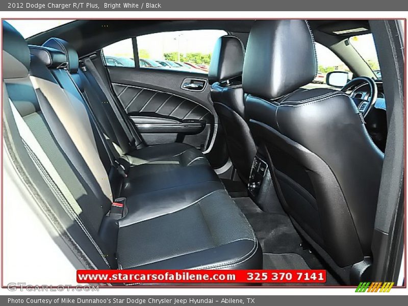 Bright White / Black 2012 Dodge Charger R/T Plus