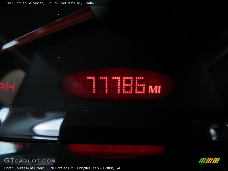Liquid Silver Metallic / Ebony 2007 Pontiac G6 Sedan