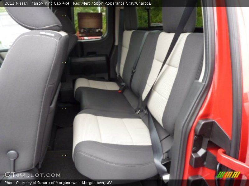 Red Alert / Sport Apperance Gray/Charcoal 2012 Nissan Titan SV King Cab 4x4