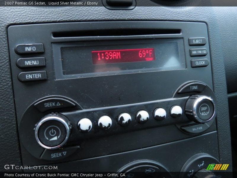 Liquid Silver Metallic / Ebony 2007 Pontiac G6 Sedan