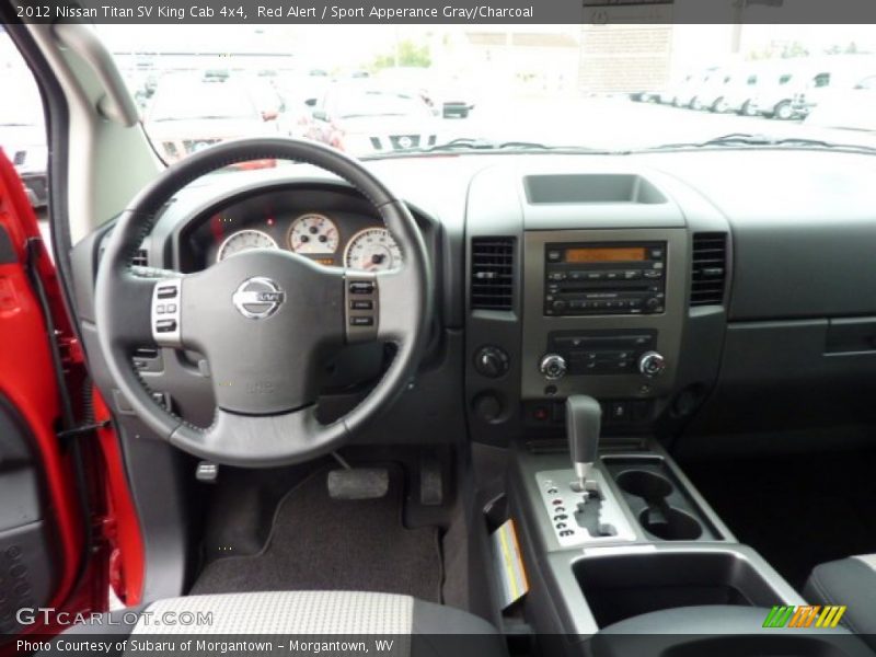 Red Alert / Sport Apperance Gray/Charcoal 2012 Nissan Titan SV King Cab 4x4