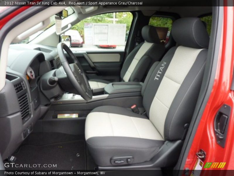 Red Alert / Sport Apperance Gray/Charcoal 2012 Nissan Titan SV King Cab 4x4