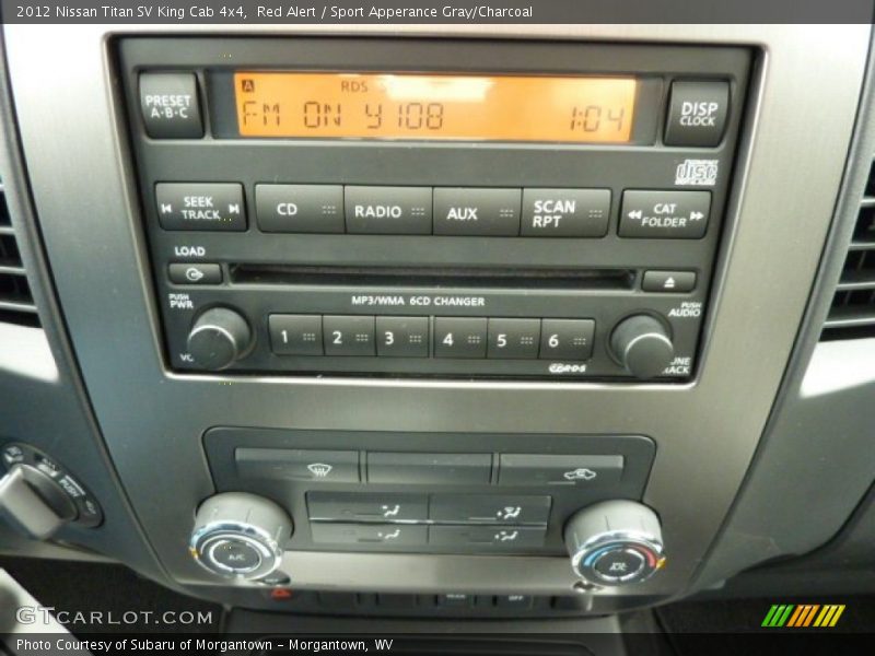 Red Alert / Sport Apperance Gray/Charcoal 2012 Nissan Titan SV King Cab 4x4