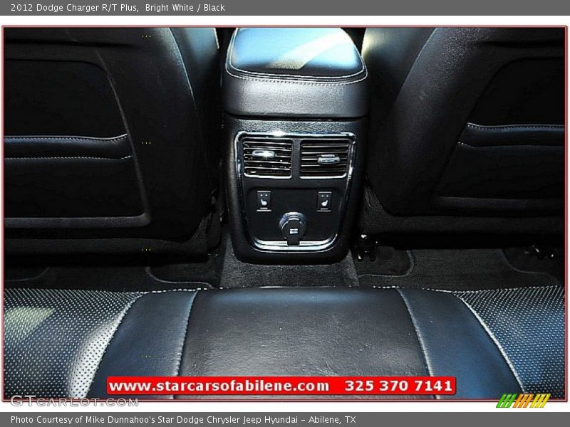 Bright White / Black 2012 Dodge Charger R/T Plus