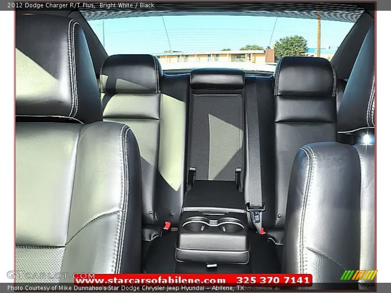 Bright White / Black 2012 Dodge Charger R/T Plus