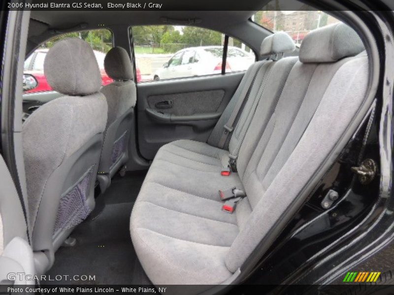 Ebony Black / Gray 2006 Hyundai Elantra GLS Sedan