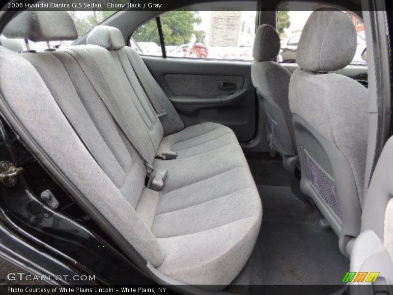 Ebony Black / Gray 2006 Hyundai Elantra GLS Sedan