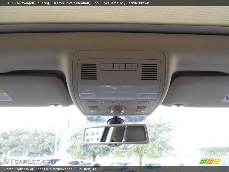 Cool Silver Metallic / Saddle Brown 2013 Volkswagen Touareg TDI Executive 4XMotion