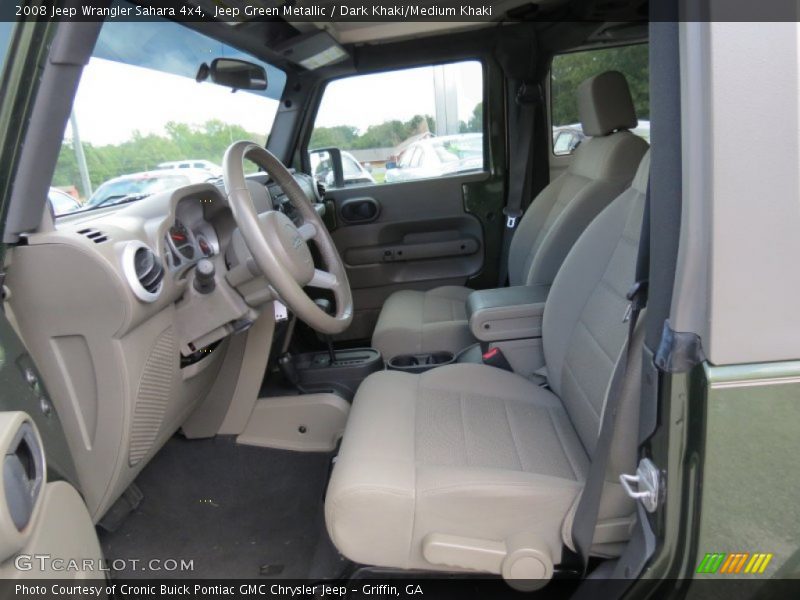 Jeep Green Metallic / Dark Khaki/Medium Khaki 2008 Jeep Wrangler Sahara 4x4