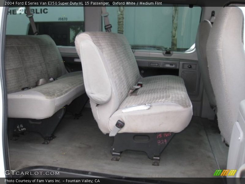 Oxford White / Medium Flint 2004 Ford E Series Van E350 Super Duty XL 15 Passenger