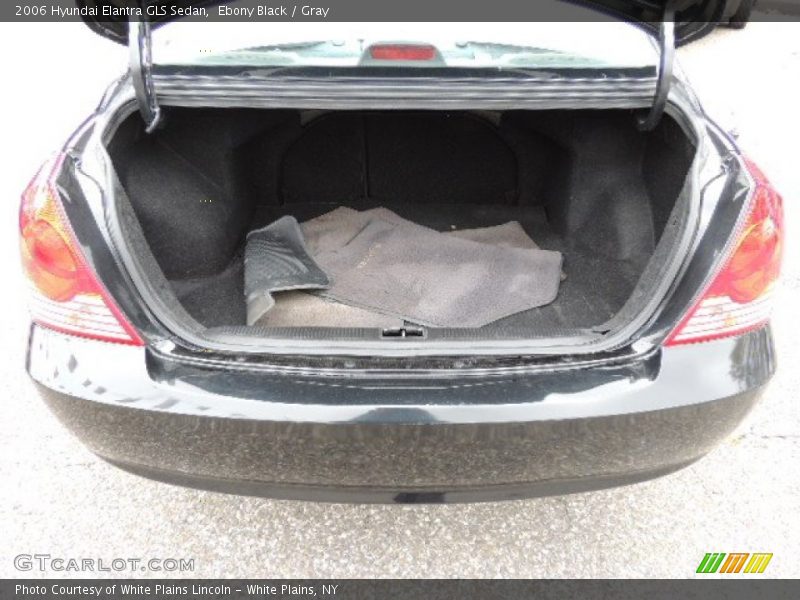 Ebony Black / Gray 2006 Hyundai Elantra GLS Sedan