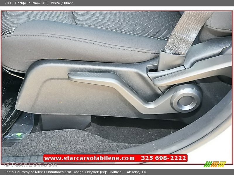 White / Black 2013 Dodge Journey SXT