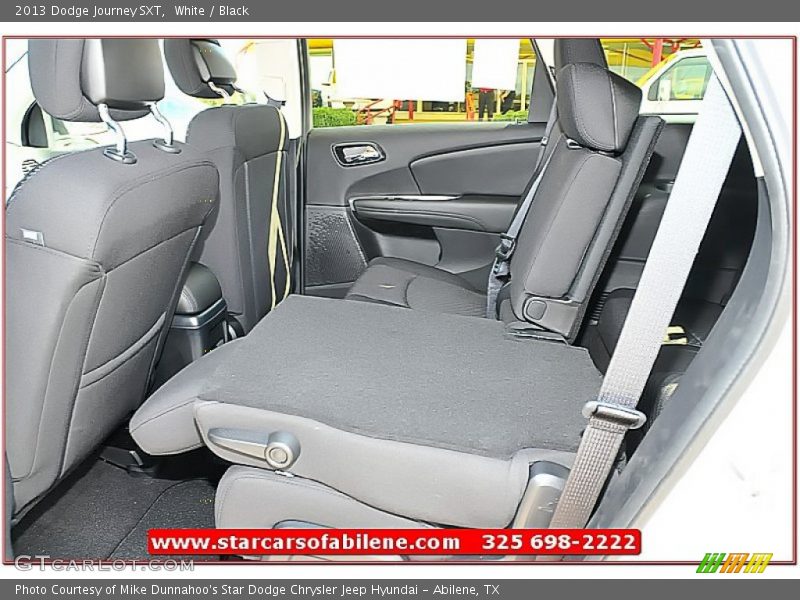 White / Black 2013 Dodge Journey SXT