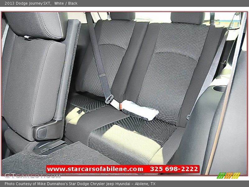 White / Black 2013 Dodge Journey SXT