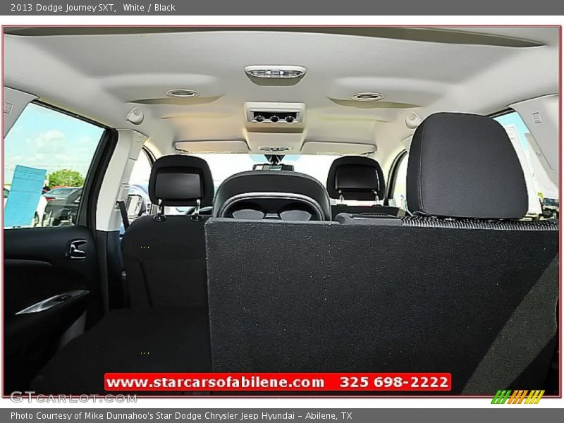 White / Black 2013 Dodge Journey SXT