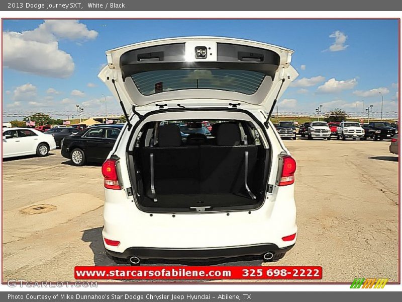 White / Black 2013 Dodge Journey SXT