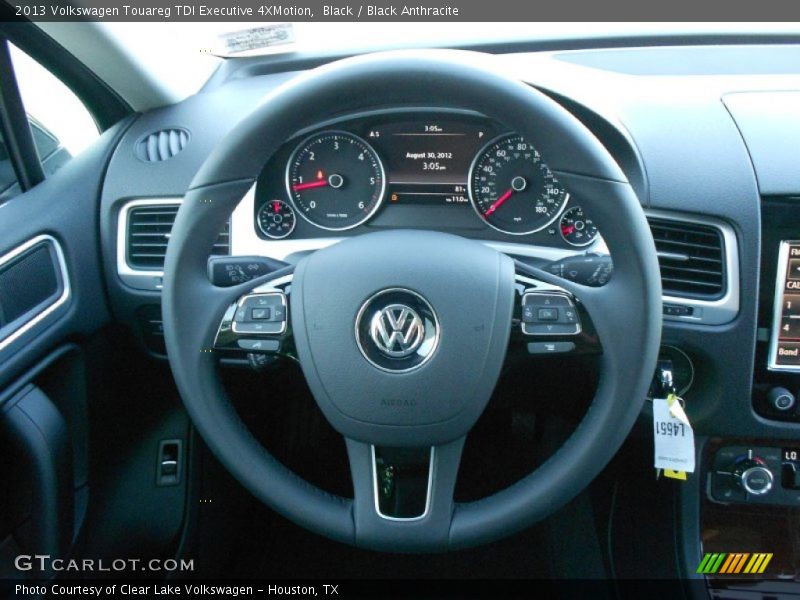Black / Black Anthracite 2013 Volkswagen Touareg TDI Executive 4XMotion