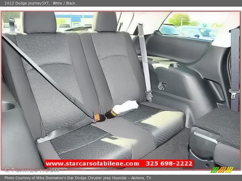 White / Black 2013 Dodge Journey SXT