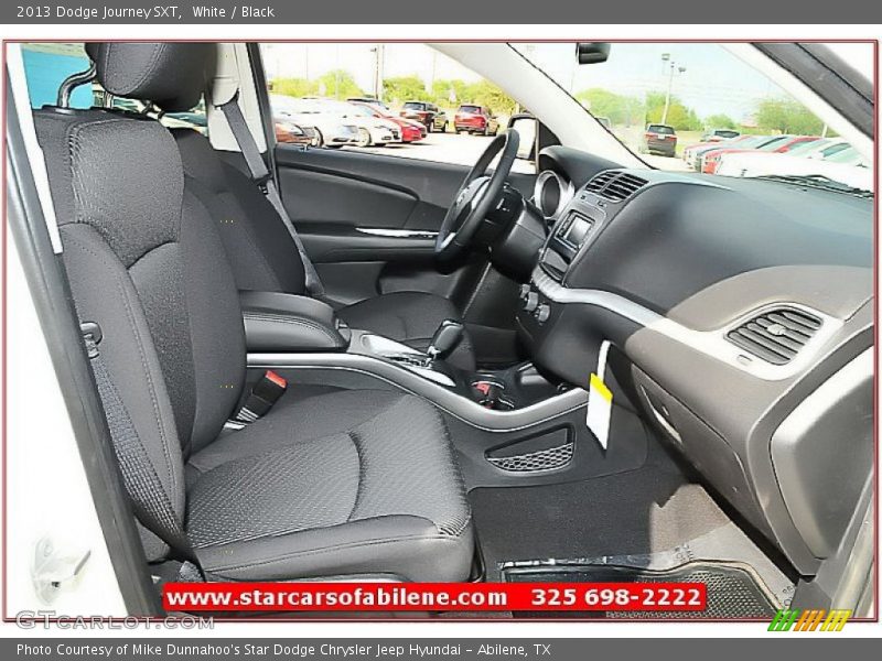 White / Black 2013 Dodge Journey SXT
