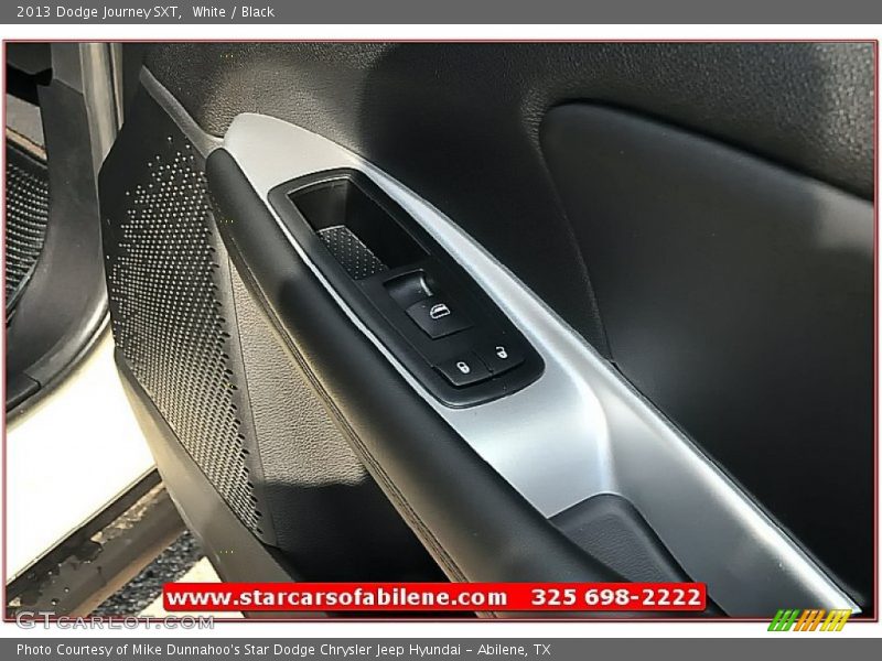 White / Black 2013 Dodge Journey SXT