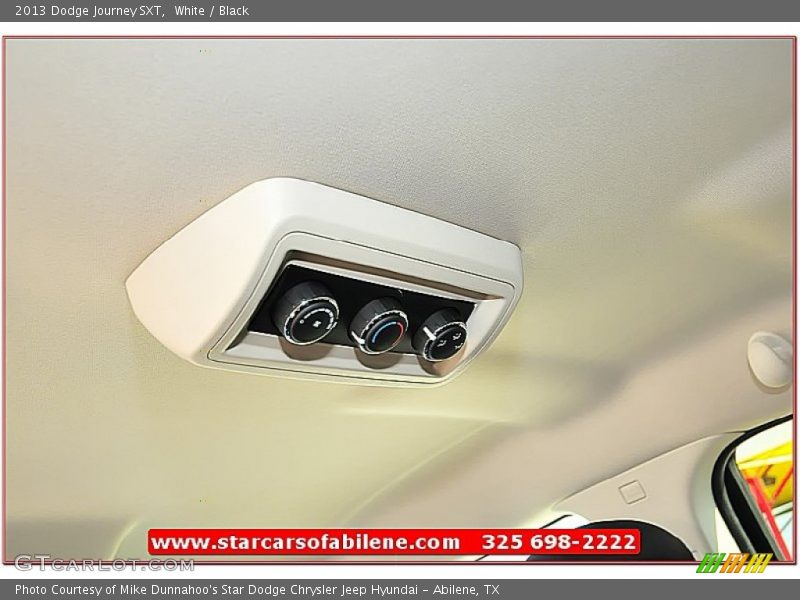 White / Black 2013 Dodge Journey SXT