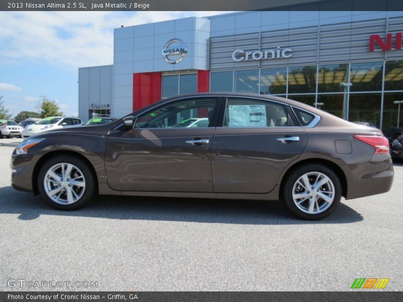 Java Metallic / Beige 2013 Nissan Altima 2.5 SL