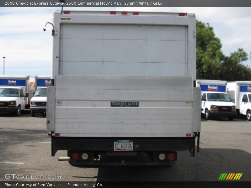 Summit White / Gray 2008 Chevrolet Express Cutaway 3500 Commercial Moving Van